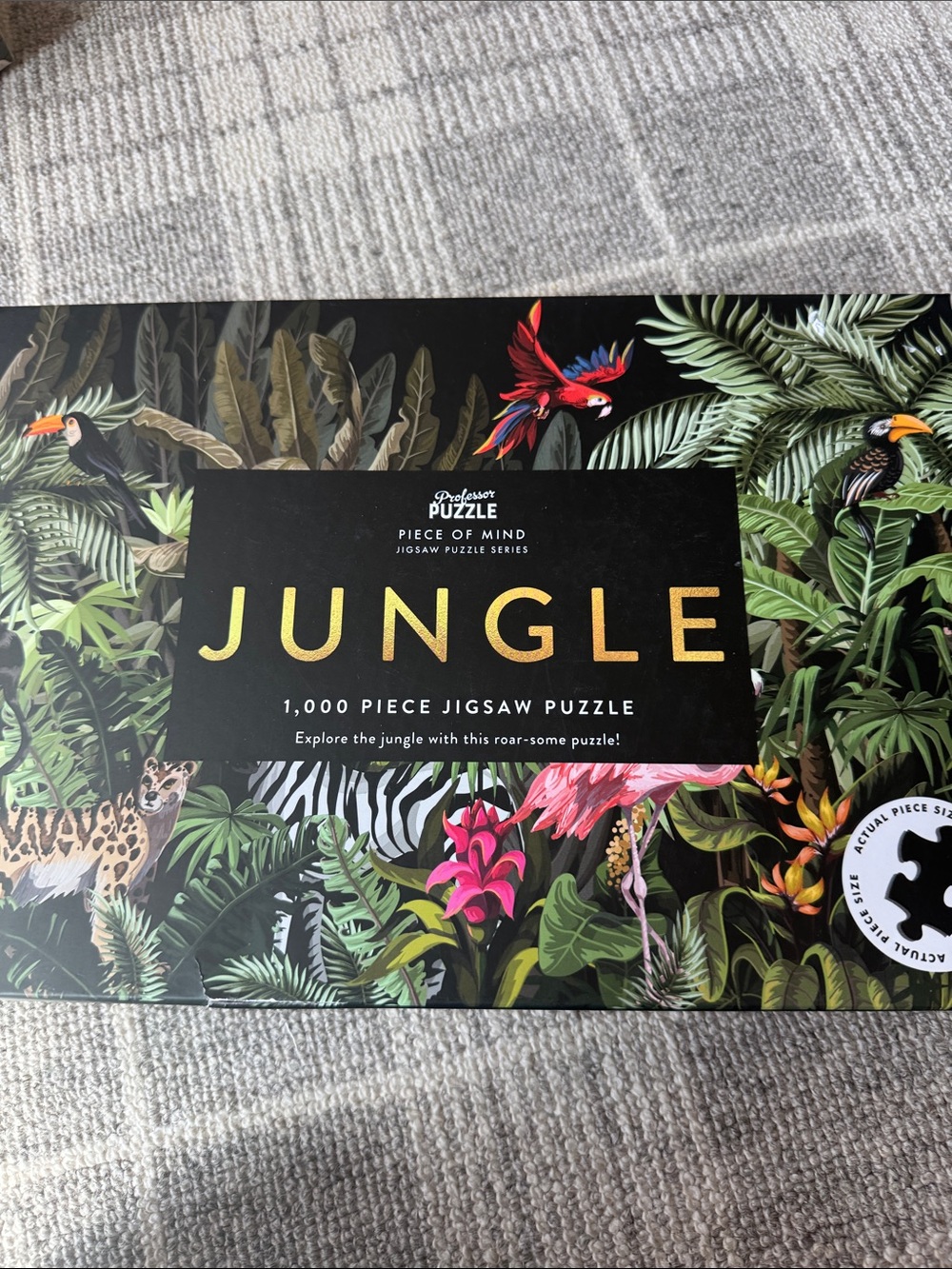 Jungle 1,000 Piece Jigsaw Puzzle - professor puzzle